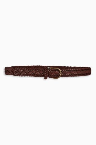 Chestnut Premium Weave Belt